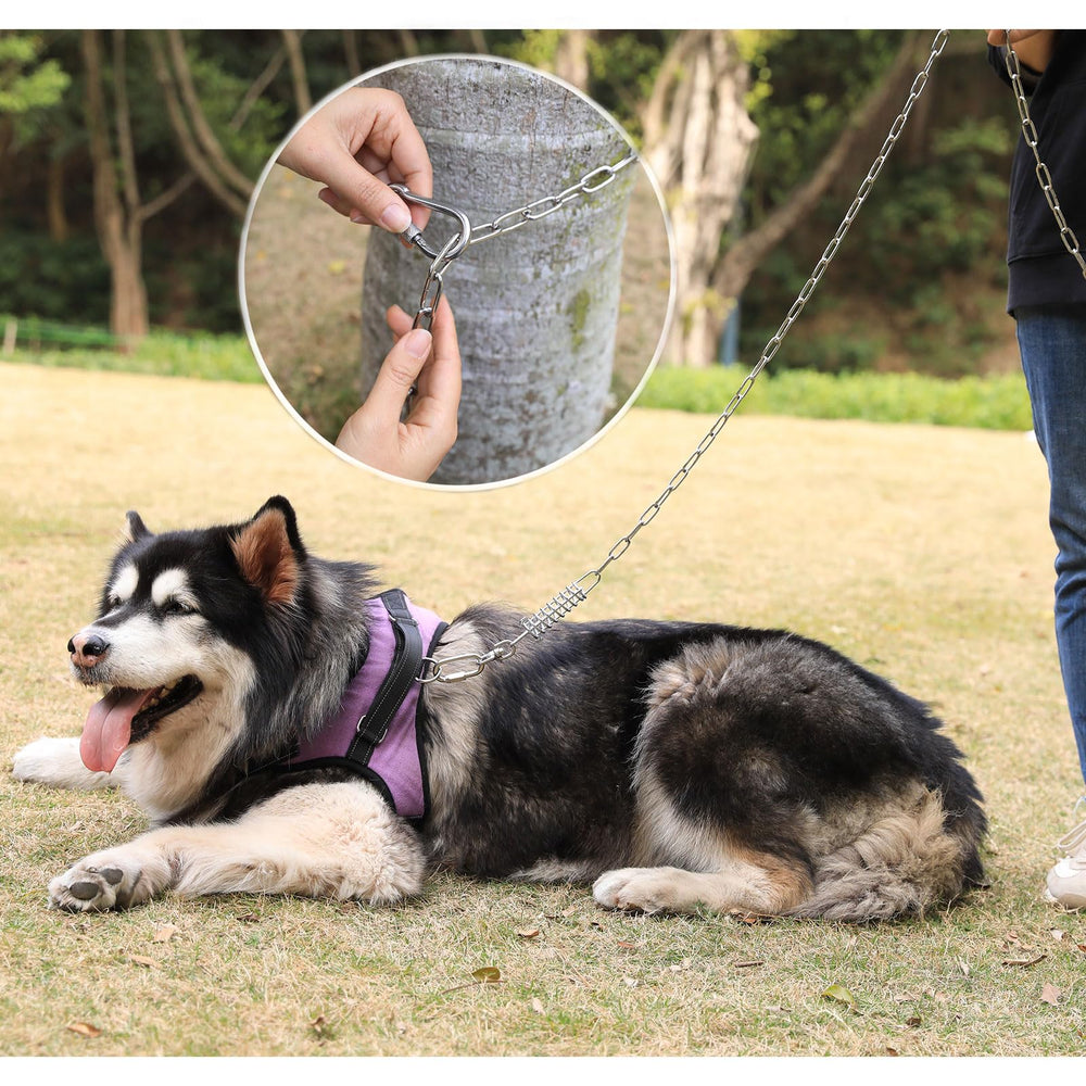 MELAIRON easy-to-use locking clips attach quickly for secure setup on trails or yards.