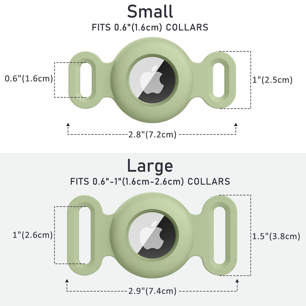 Waterproof Airtag holder clipped to a pet collar for daily adventures.