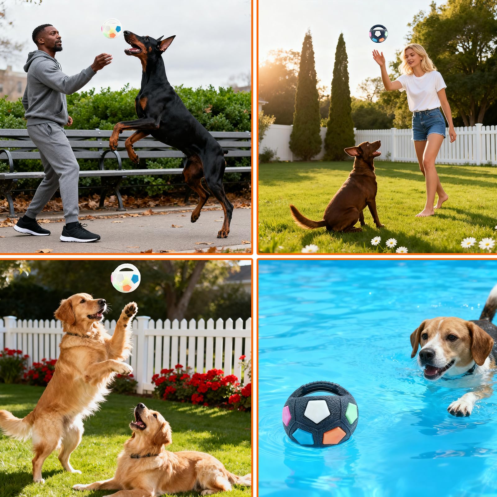 Mellow Dog toy for all dog sizes suitable for indoor and outdoor fun.