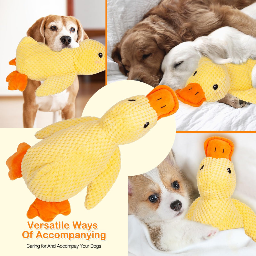Mellow Dog Calming Duck supports interactive fetch and bonding indoors.