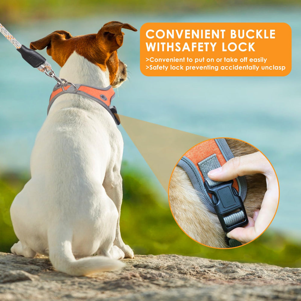 Mengbei Tribe adjustable strap harness suitable for growing dogs.