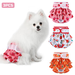 Mengelina reusable dog diapers XS outer fabric highlights durable material