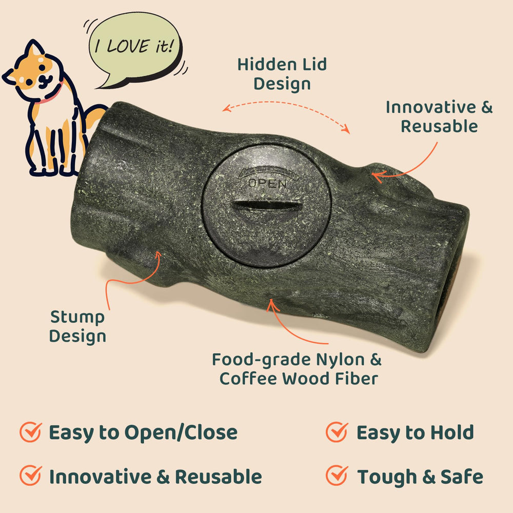 Mengjingo extended stump design supports safe, satisfying chewing.
