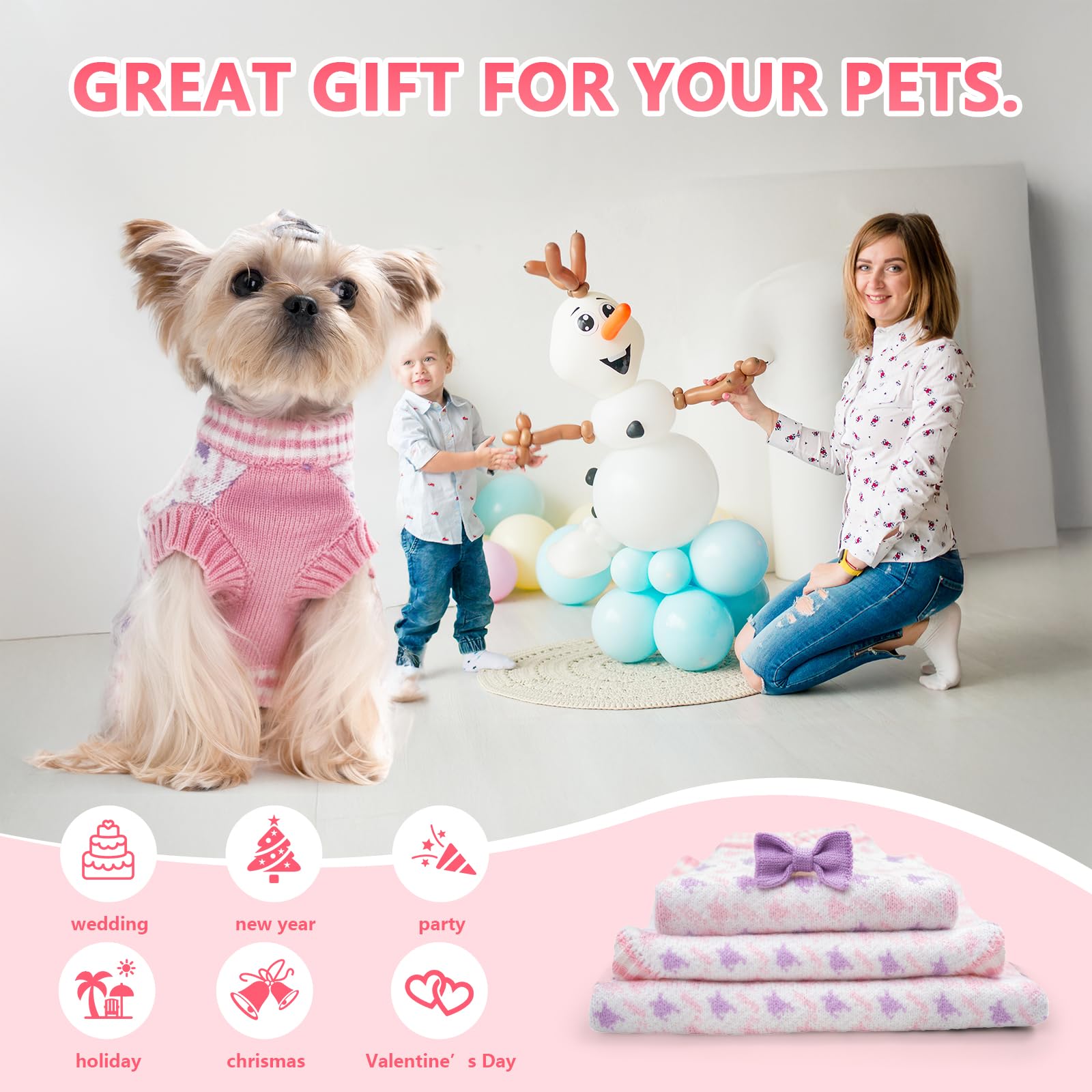 MengMengDa worn-on-small-dog demonstrates warm apparel in action during walks.