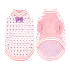 MengMengDa pink back view highlights stylish bow and snug fit.