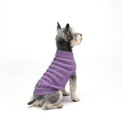 MengMengDa small dog warm winter sweater front view for cozy warmth.