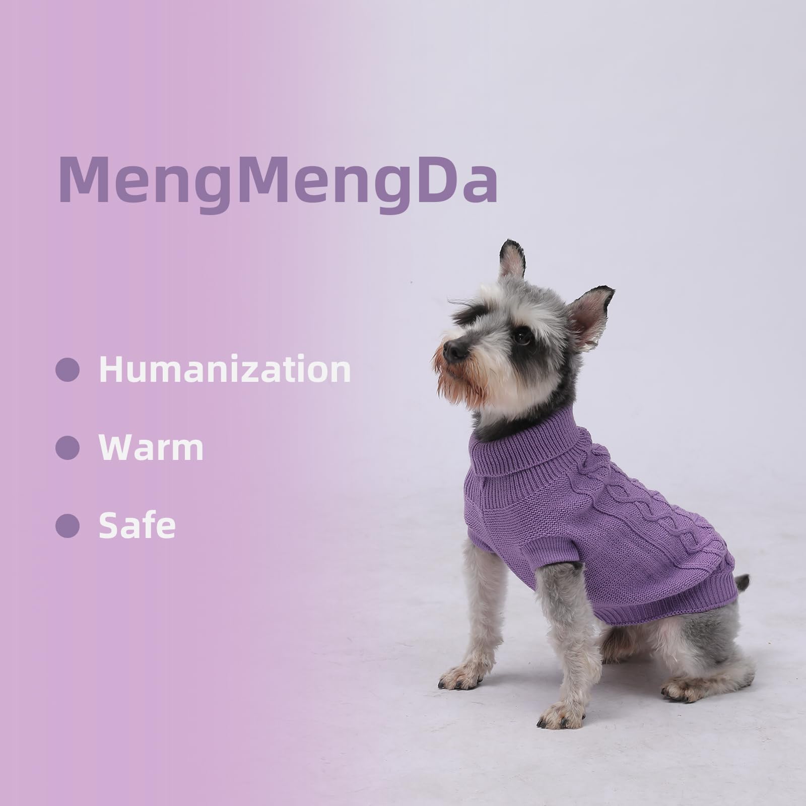 MengMengDa sweater elastic neckline and two-legged design for easy wear.