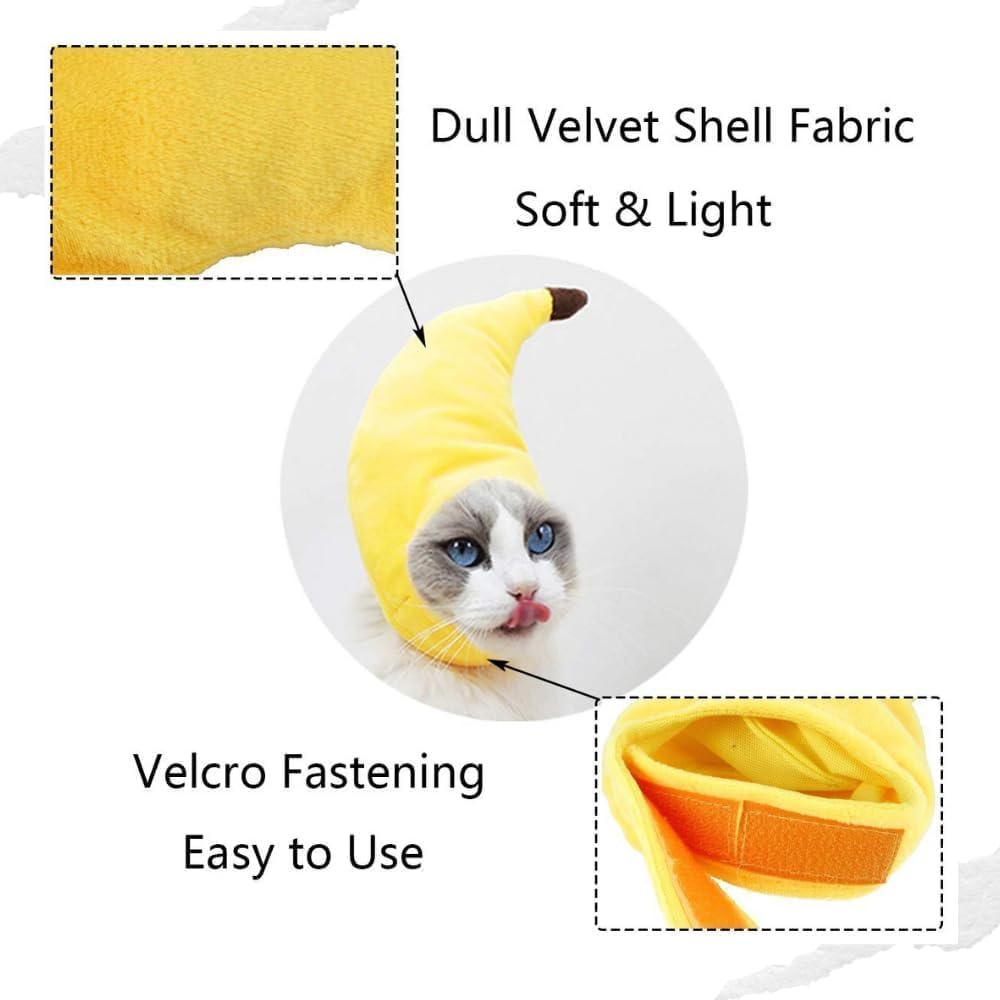 MenPetsonline adjustable-fit cat hat—fastener design ensures comfortable, secure wear during play.