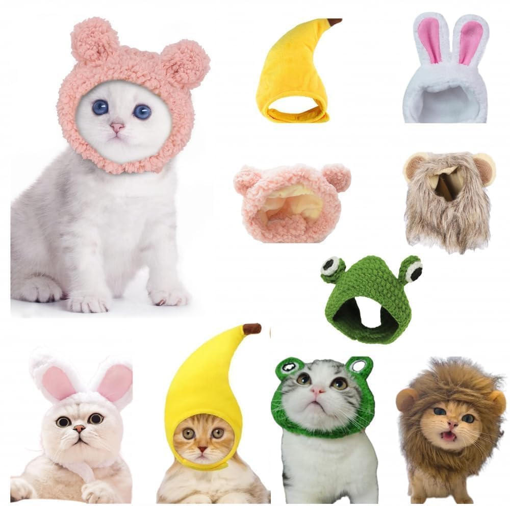 MenPetsonline rabbit ears hat for cats—fun look for festive photos and pet costume cues.