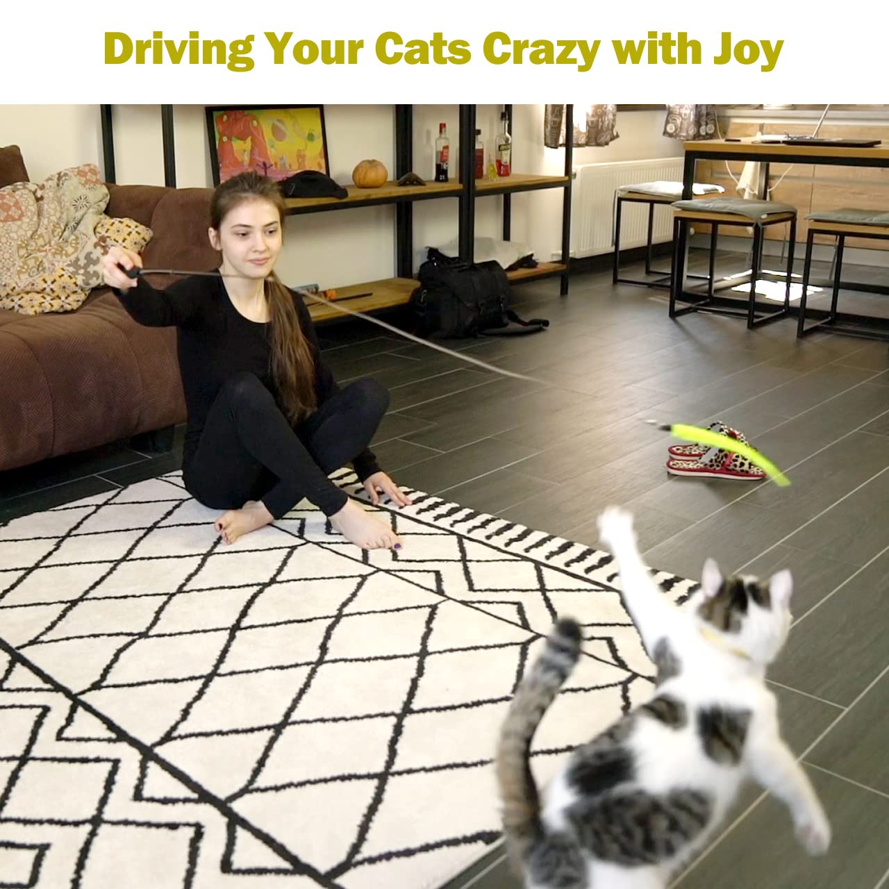 MeoHui-indoor-cat-play-setup shows ideal indoor setup for boredom relief.