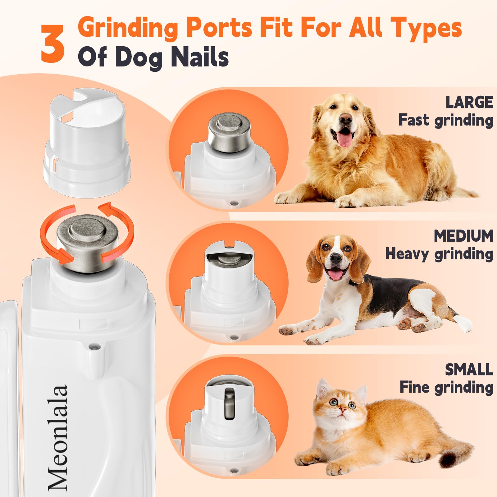 Meonlala USB-rechargeable design provides hours of cordless grooming.