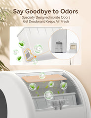 Meowant odor eliminator pack 3 provides sustained fragrance for MW-SC03 litter box.