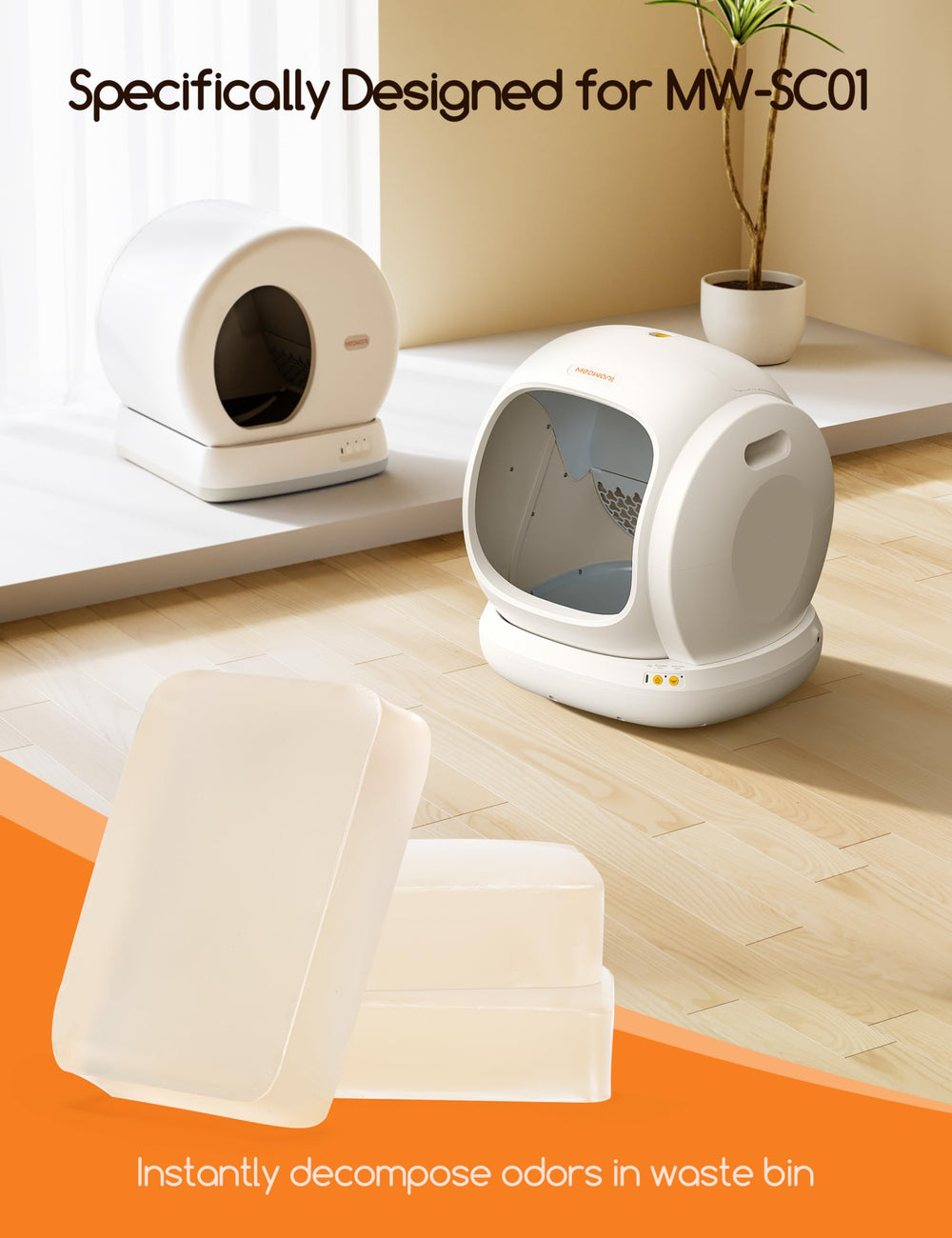 Meowant sunlight avoidance reminder to preserve fragrance and efficacy.