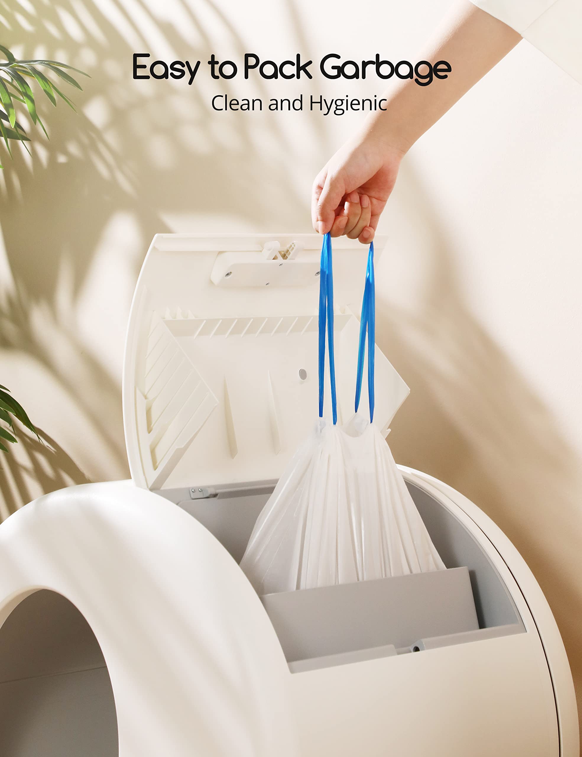 Meowant thickened waste bag withstands heavy litter without leaks