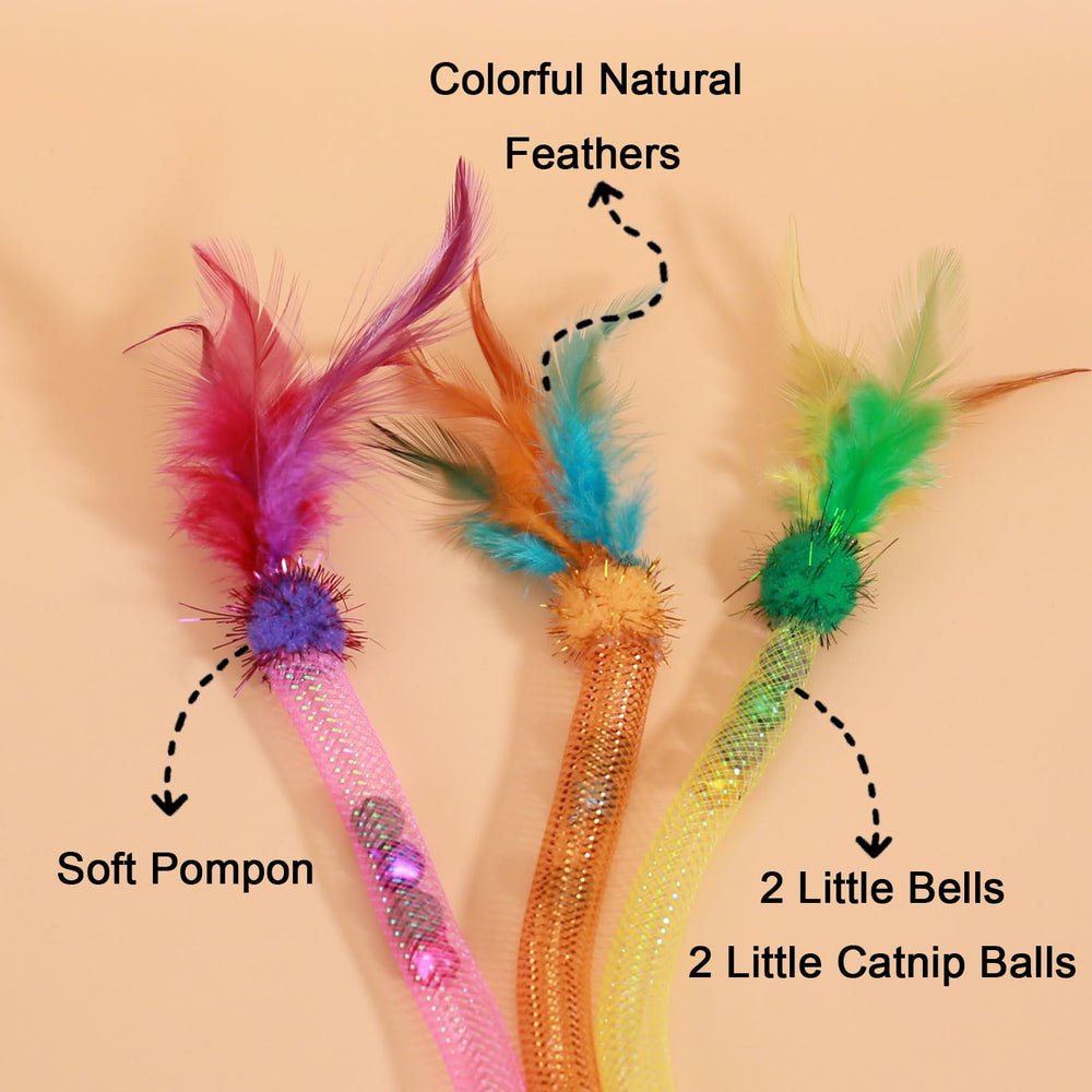 MeowAroma extendable toy length 157 inches for versatile play.