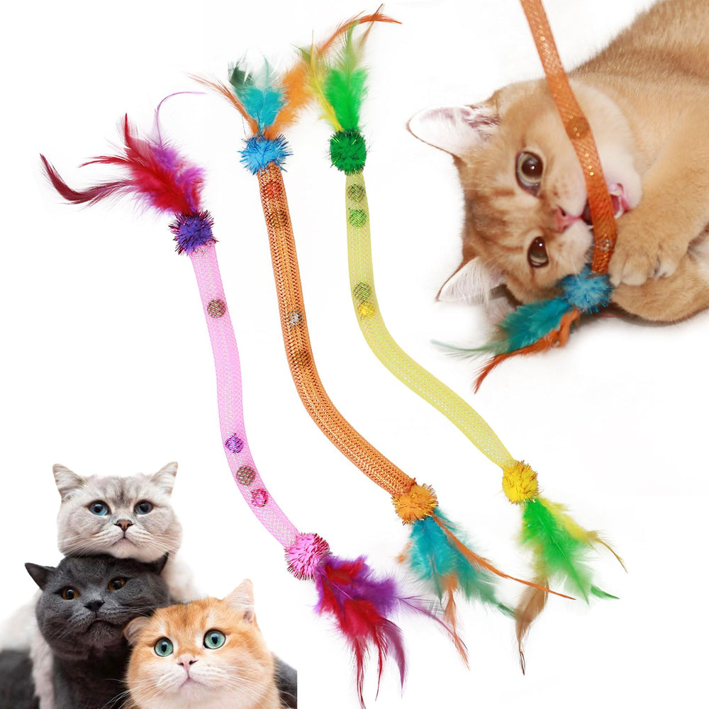 MeowAroma interactive cat toy feather in action for engaging playtime.