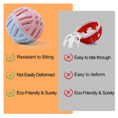 MeowAroma blue-pink ball's crisp sound prompts chasing and exercise.