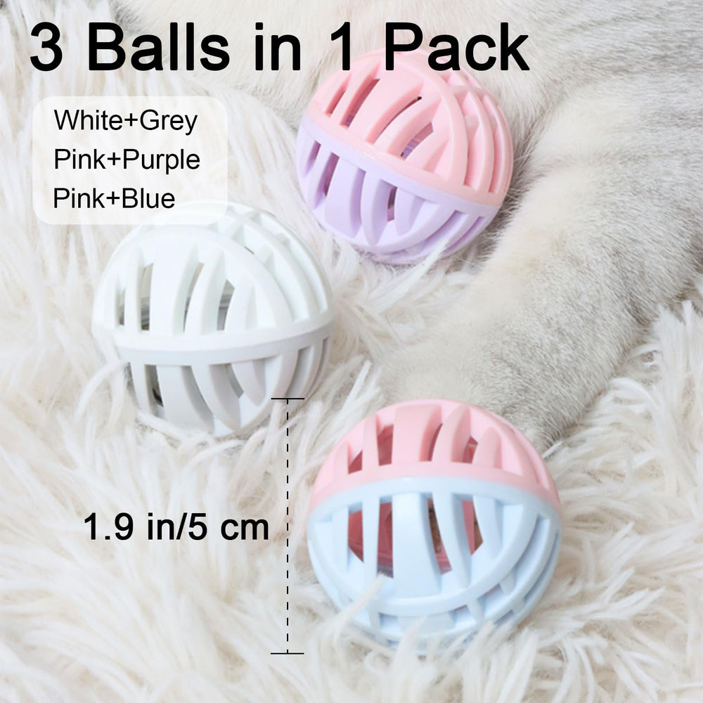 MeowAroma soft TPR ball, color-dense, easy for kittens to grab.