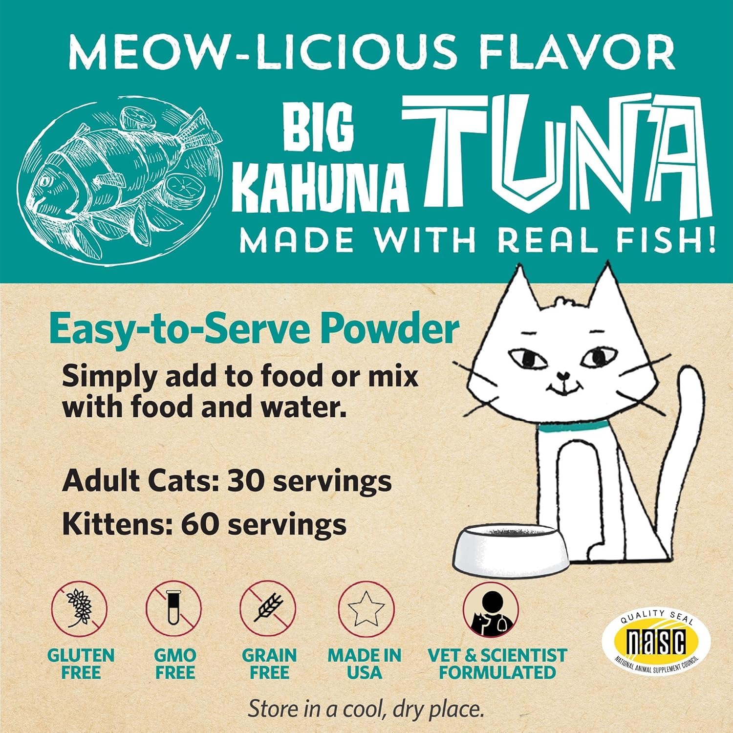 Meowbiotics Cat Digestive Support jar emphasizes daily wellness