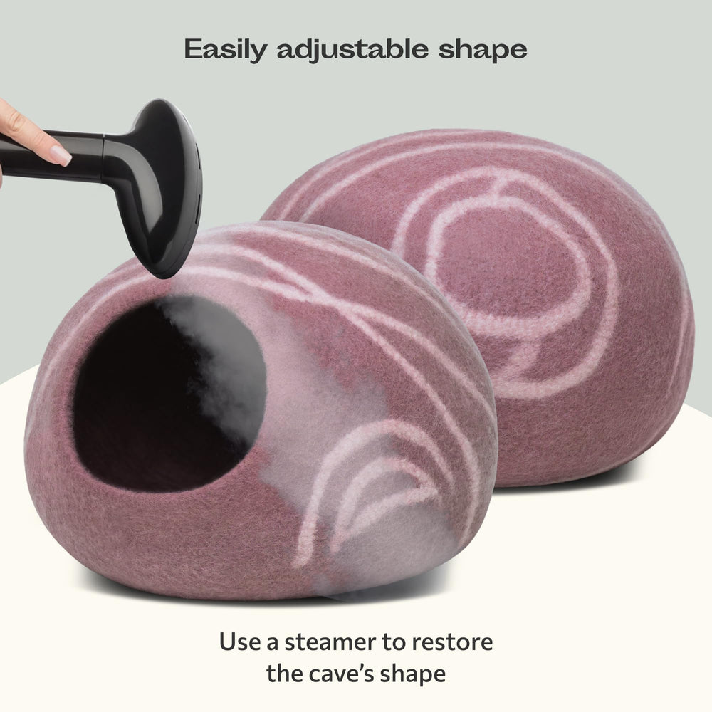 MEOWFIA Cat Cave inside nest showcases a cozy hiding spot for cats.