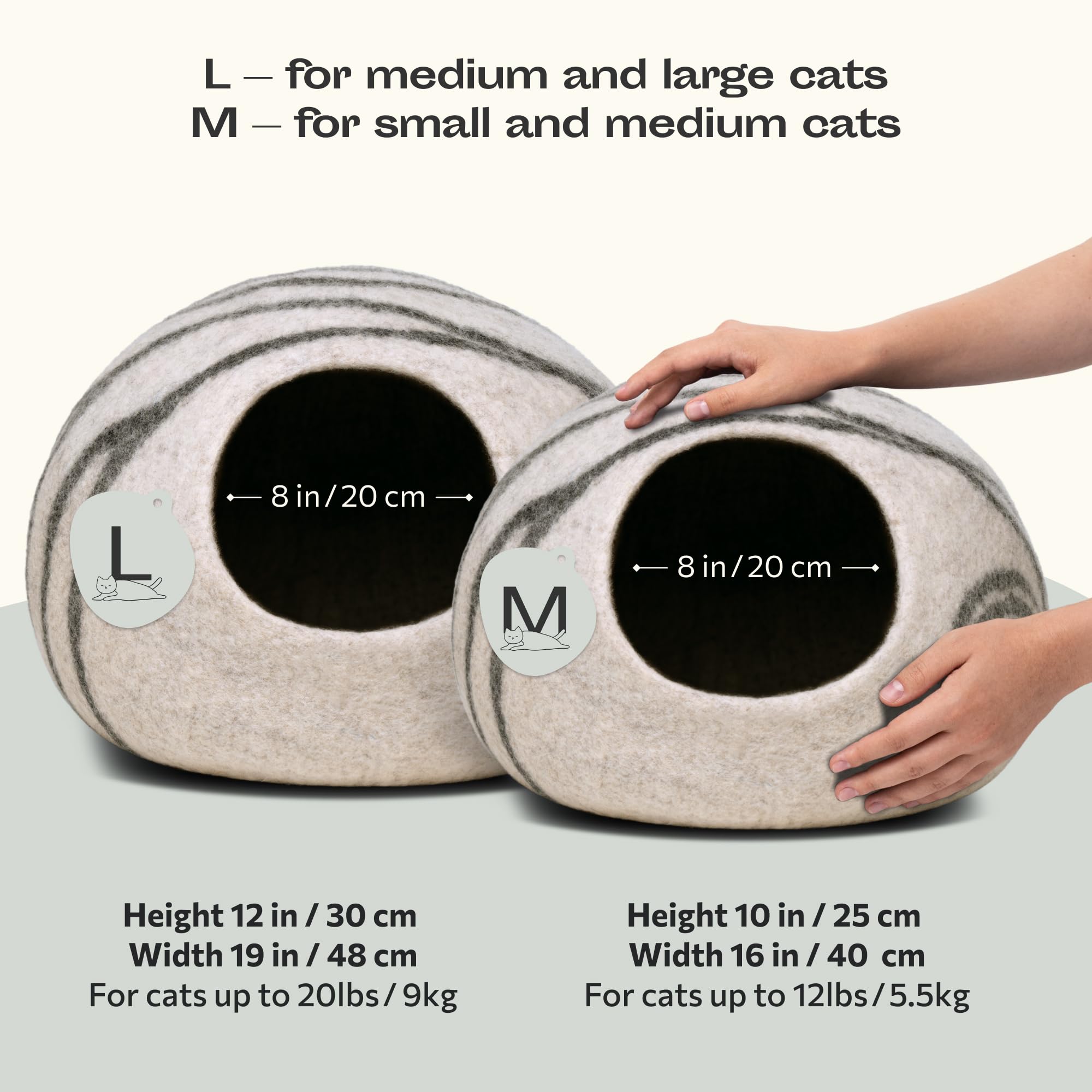 MEOWFIA Cat Cave open entrance closeup—cozy private hideaway for cats.