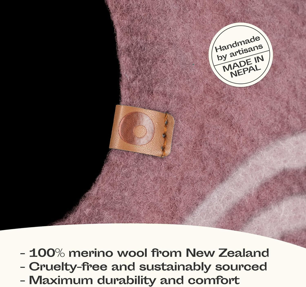 MEOWFIA Cat Cave top bed view, multipurpose lounging area for cats.