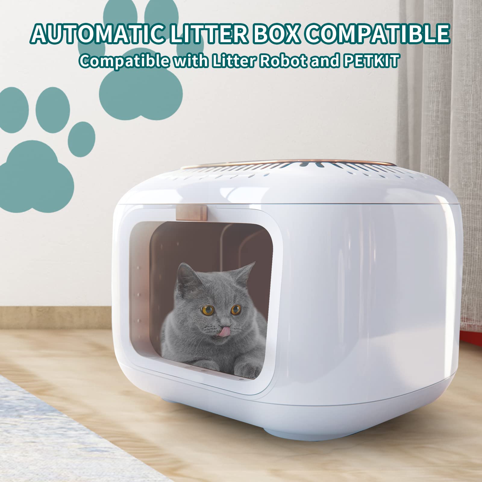 Meowgic Paws flushable compostable eco feature image communicates eco-friendly disposal options.