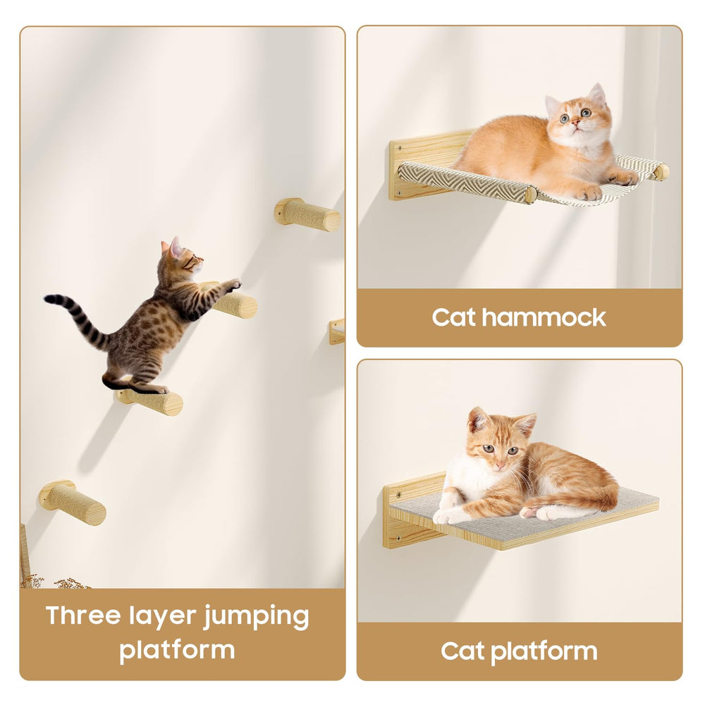 MeowHomm cat wall shelves easy installation simplifies setup in minutes