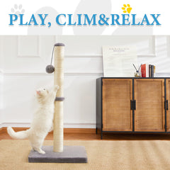 MeowHomm hanging ball feature for interactive cat play