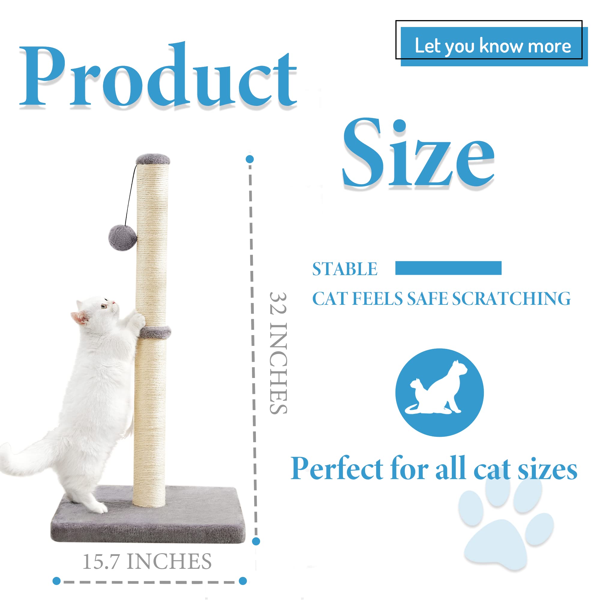 MeowHomm plush top provides a comfy perch after playtime