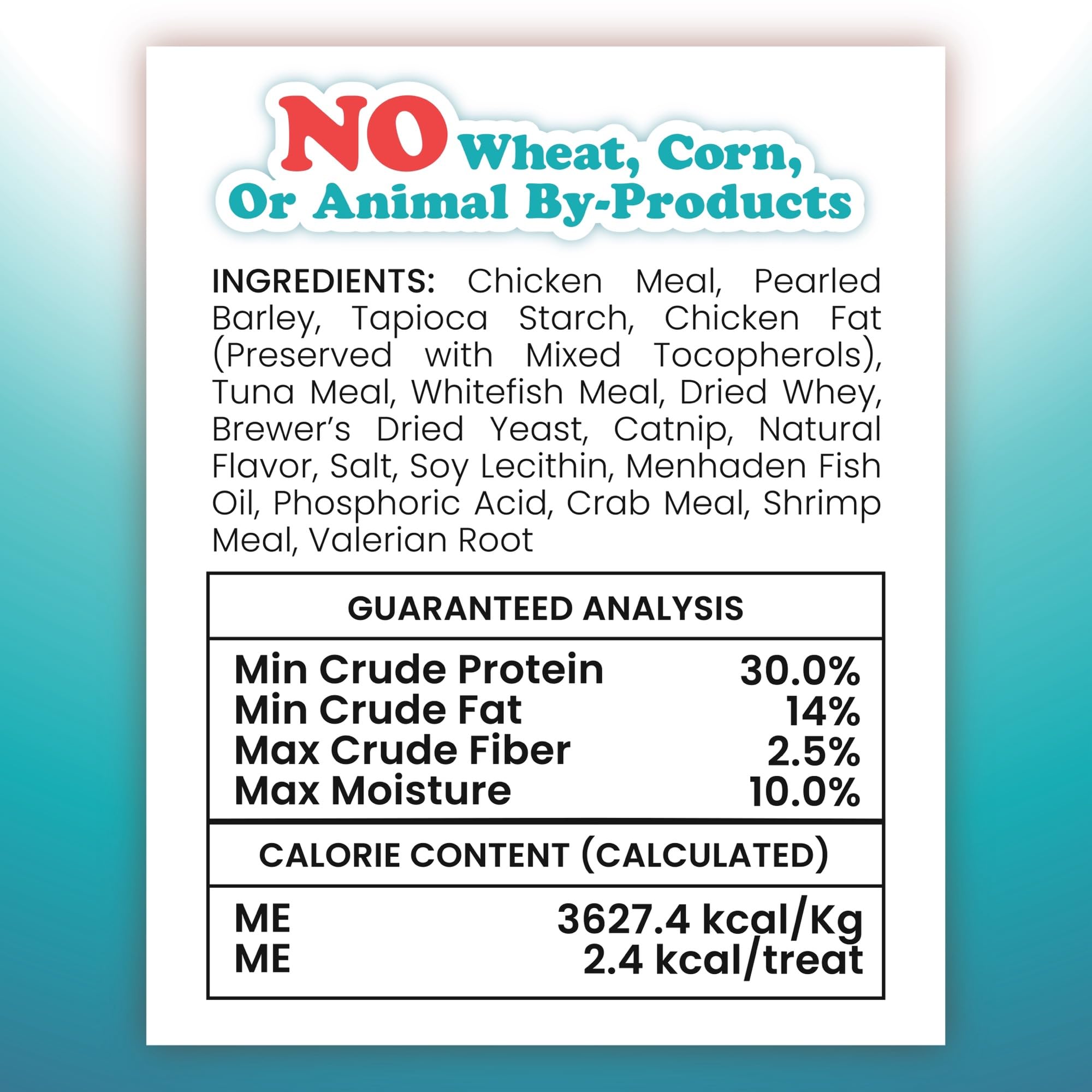 Meowijuana Crunchie Munchies USA-made badge on bag highlights quality