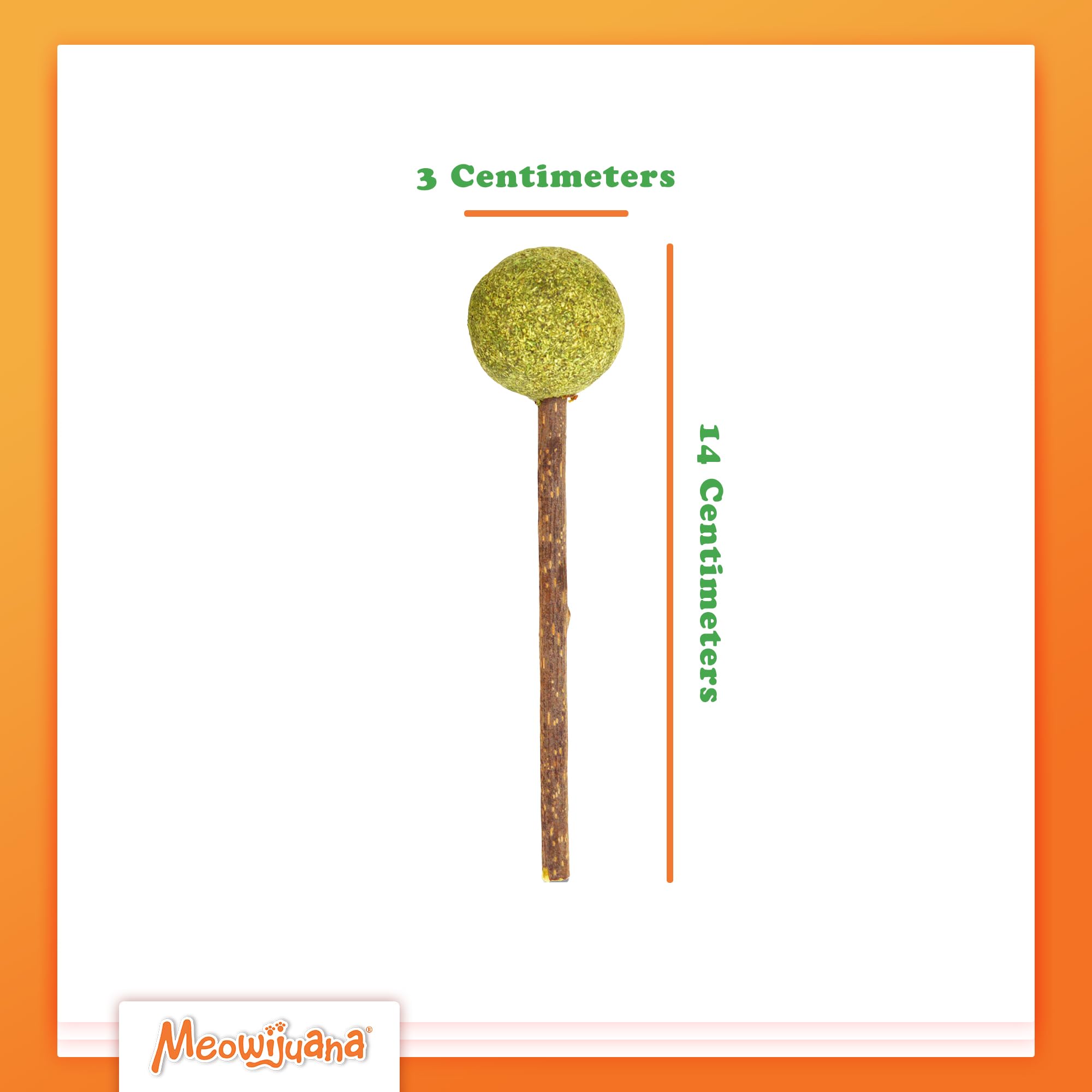 Meowijuana Lollies North American organic catnip for clean enrichment