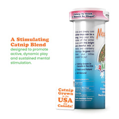 Meowijuana Organic Catnip Tube Refills feature easy scent refresh for long-lasting play.