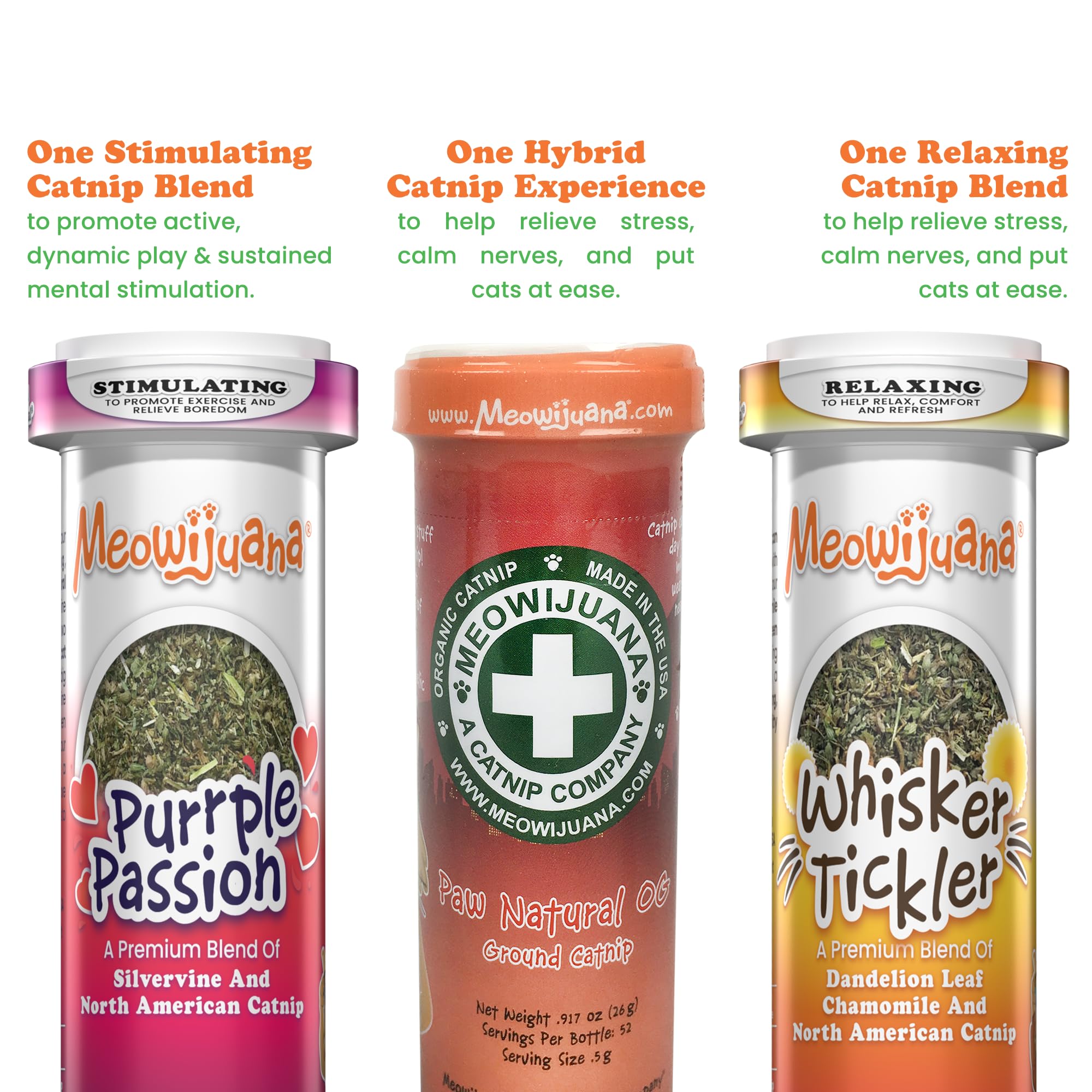 Meowijuana Whisker Tickler bottle invites interactive play and grooming behavior.