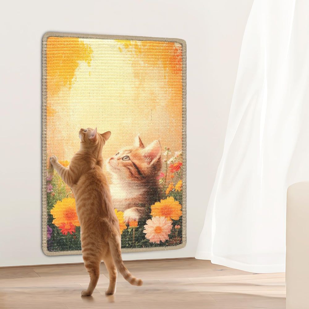 MeowLux Cat Scratching Mat gift-ready packaging appeals to cat owners.