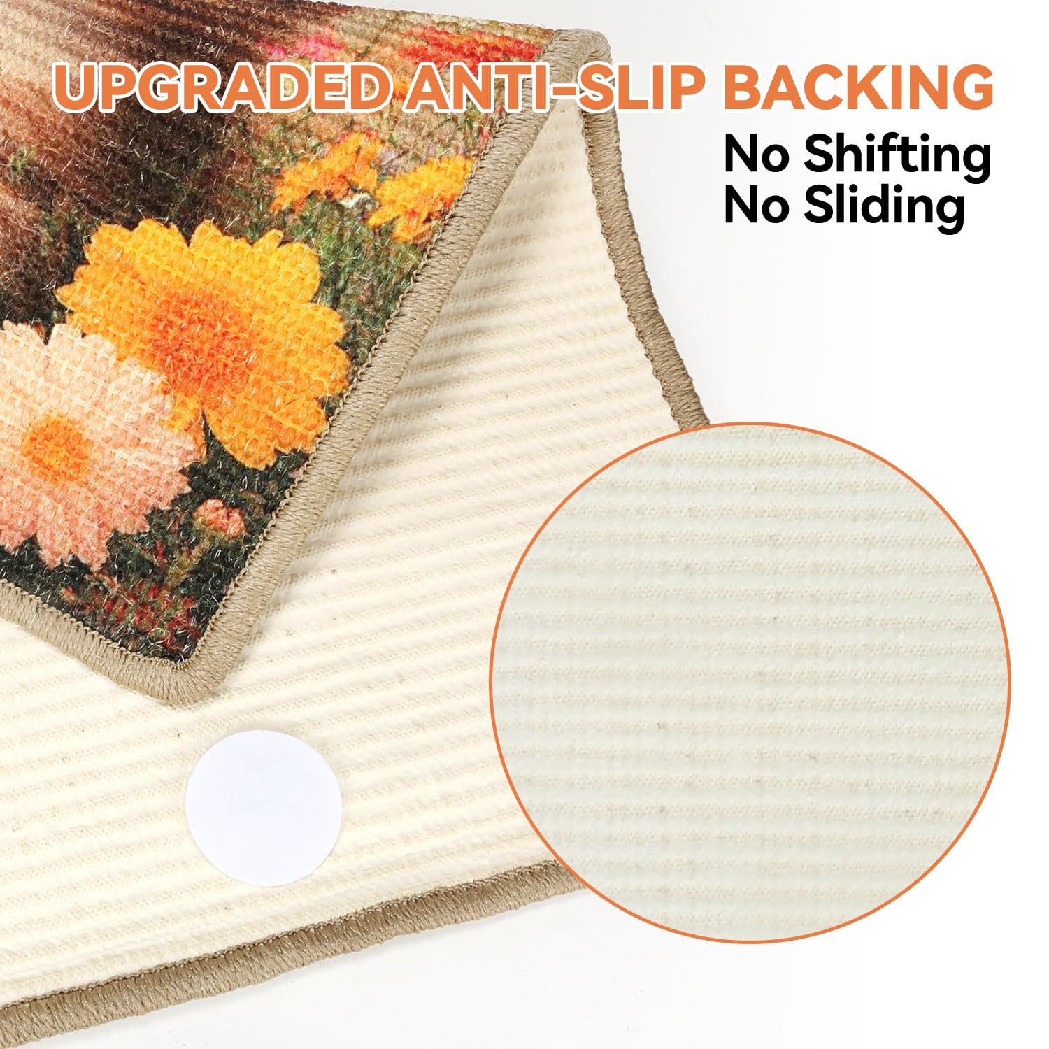 MeowLux Cat Scratching Mat non-slip backing keeps securely in place on floors and furniture.