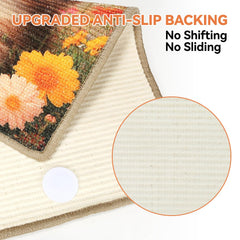 MeowLux Cat Scratching Mat non-slip backing keeps securely in place on floors and furniture.