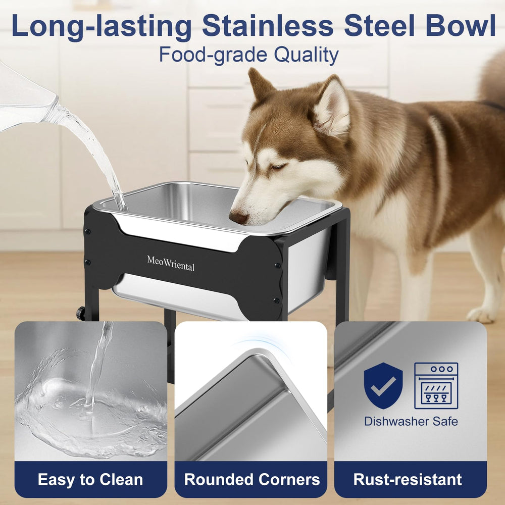 MeoWriental tip-proof base with anti-slip pads reduces spills during drinks