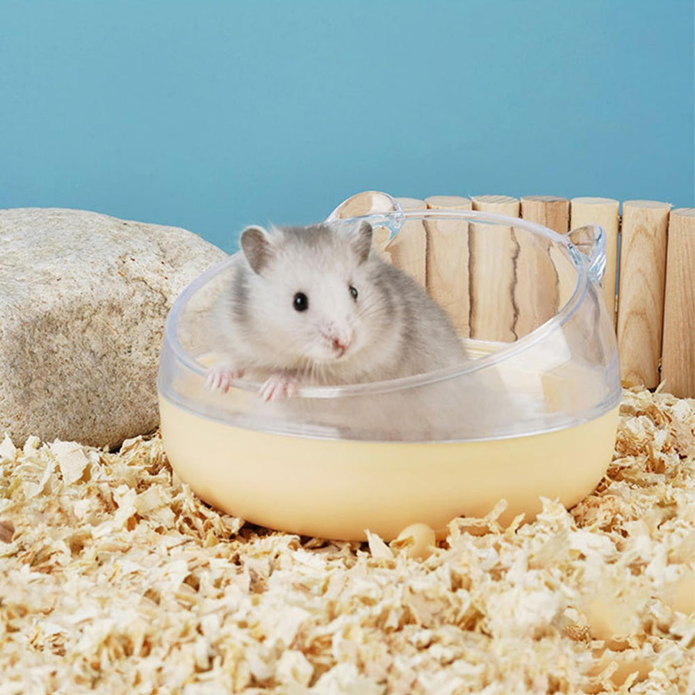 Meow&Woof Hamster Sand Bath Container, reinforced corners for energetic diggers.