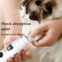 MEPEREZ dog nail grinder operates quietly for stress-free grooming sessions