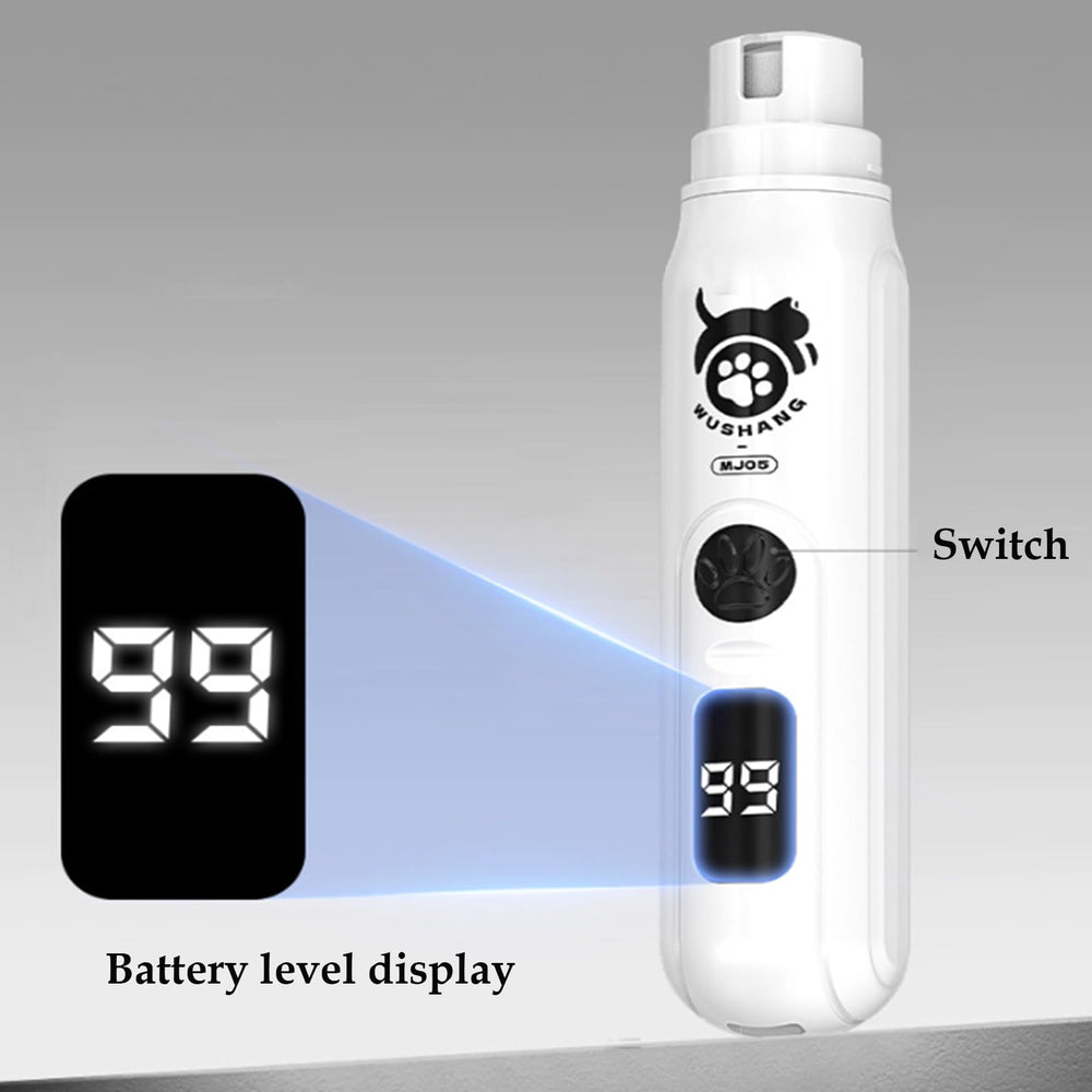 MEPEREZ rechargeable nail grinder with indicator light for easy charging