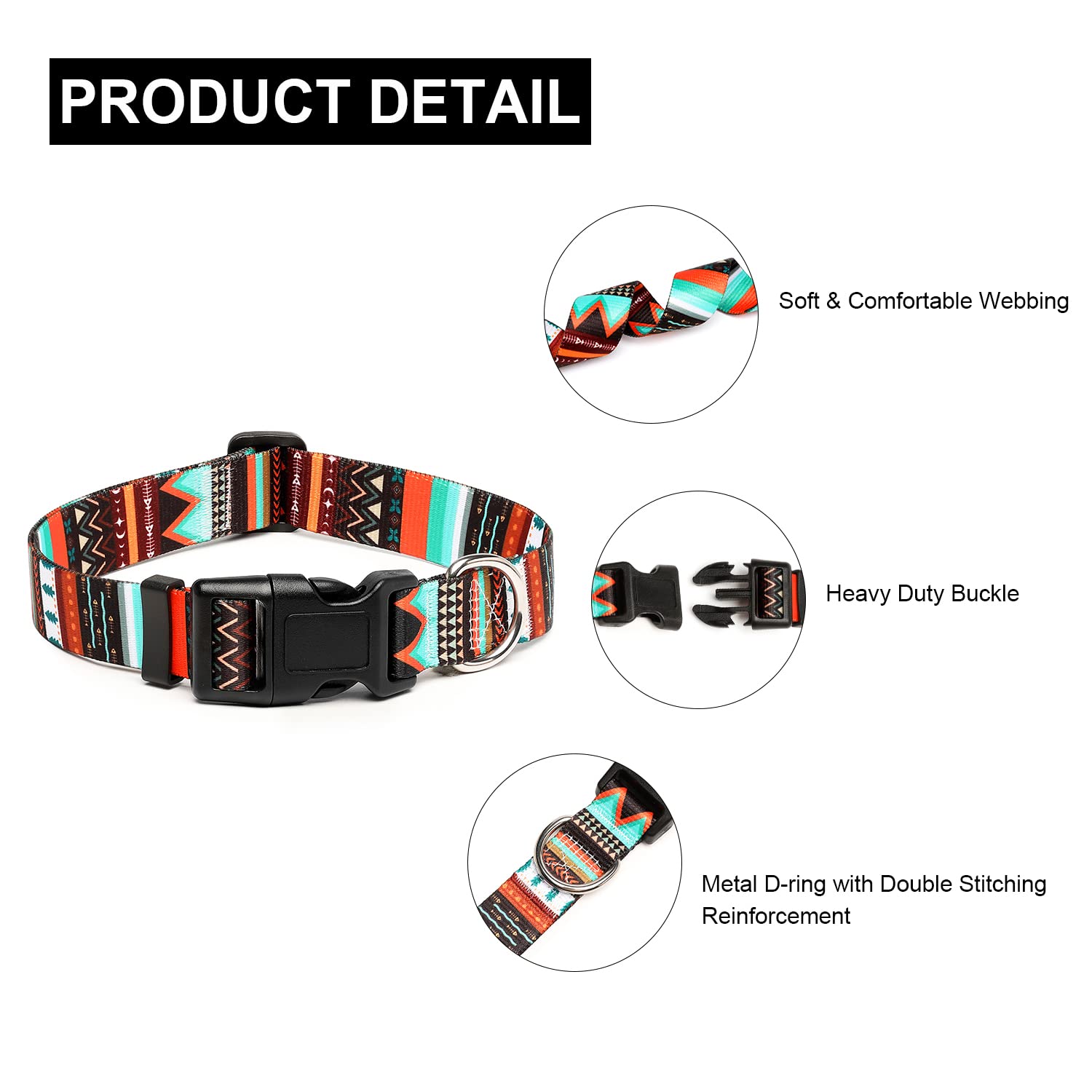 Mercano quick release buckle eco friendly plastic for easy on and off.