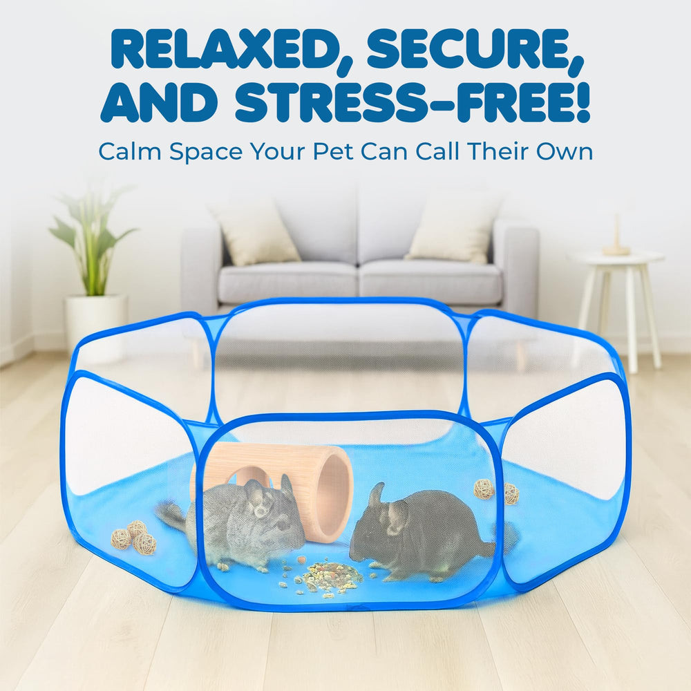 Meric CoCoo playpen folded-flat storage for easy transport and neat storage.