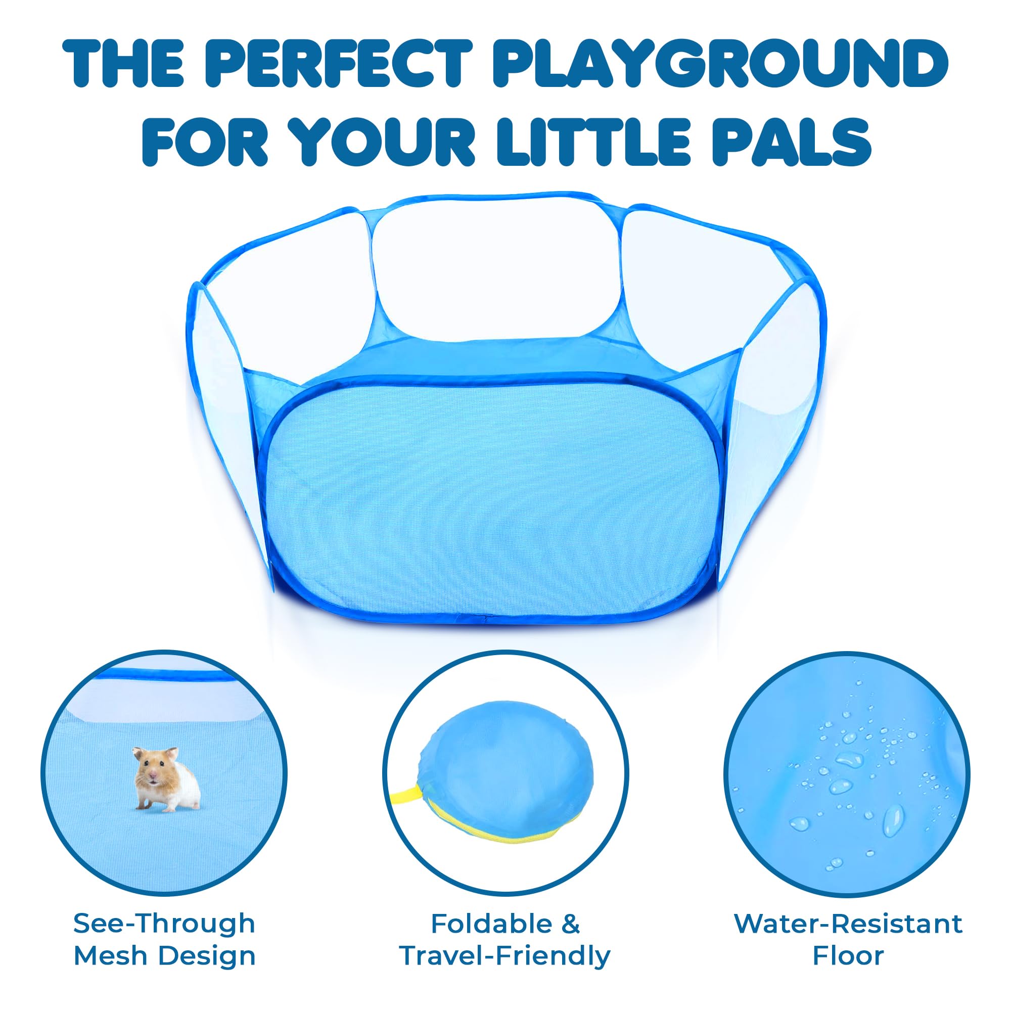 Meric CoCoo playpen water-resistant floor protects carpets during play sessions.