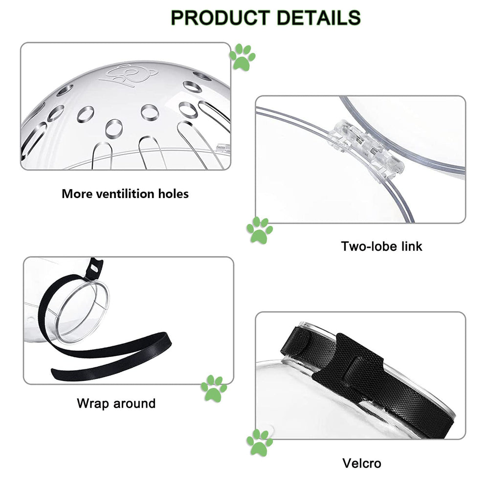 Merkaunis cat muzzle easy-on-off velcro closure simplifies fitting during baths.