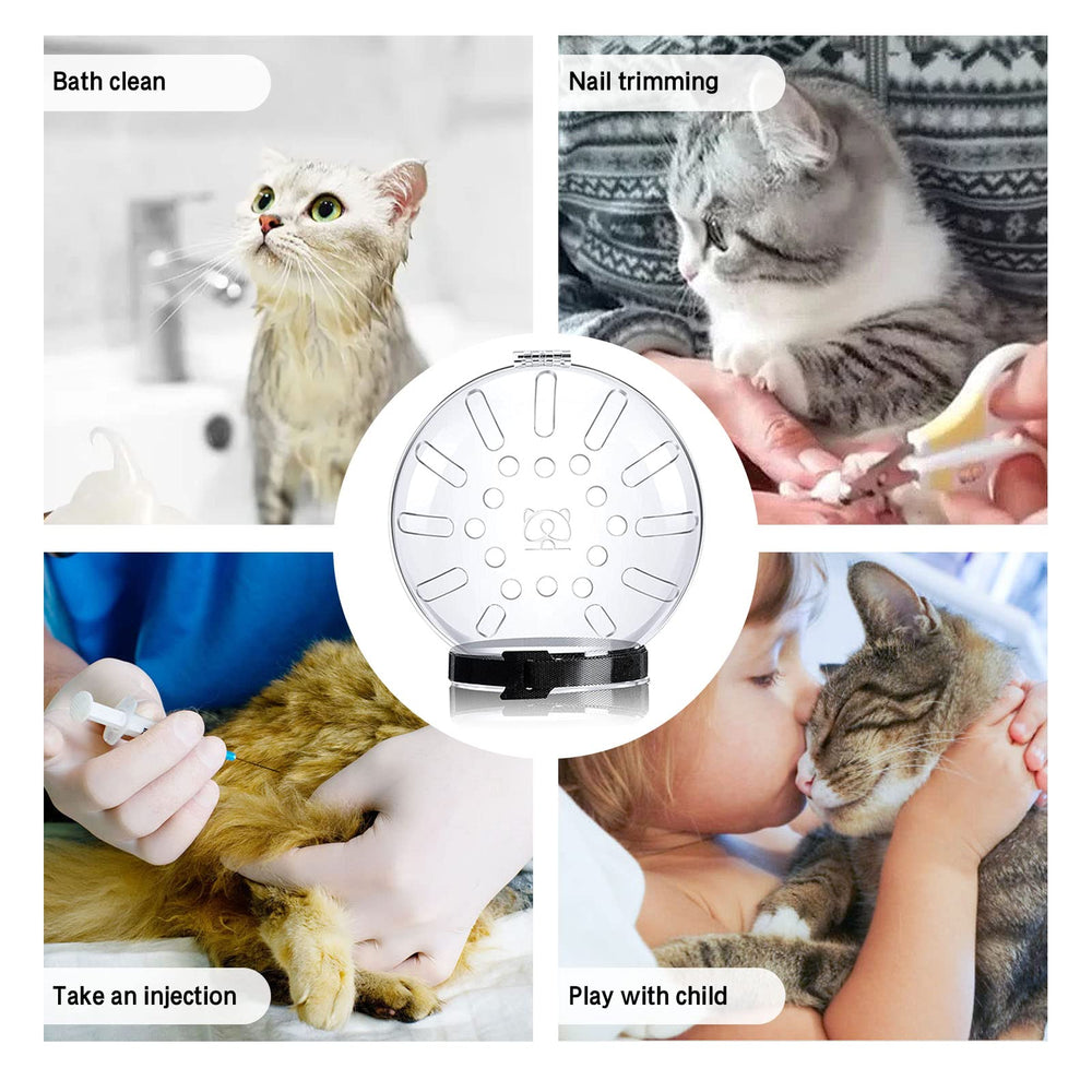 Merkaunis cat muzzle simple-to-use design supports nail trimming and grooming sessions.