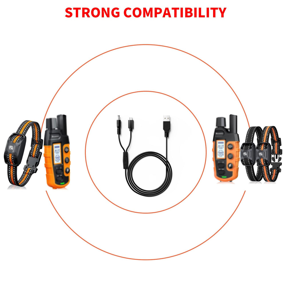 MEROM 2-in-1 DC and Micro USB cord enables versatile charging.