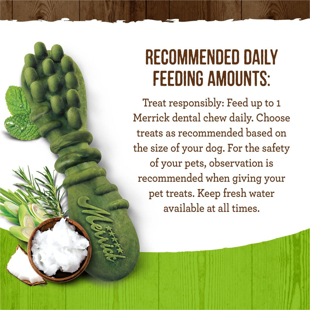 Merrick Fresh Kisses daily dental care chews for clean teeth and fresh breath