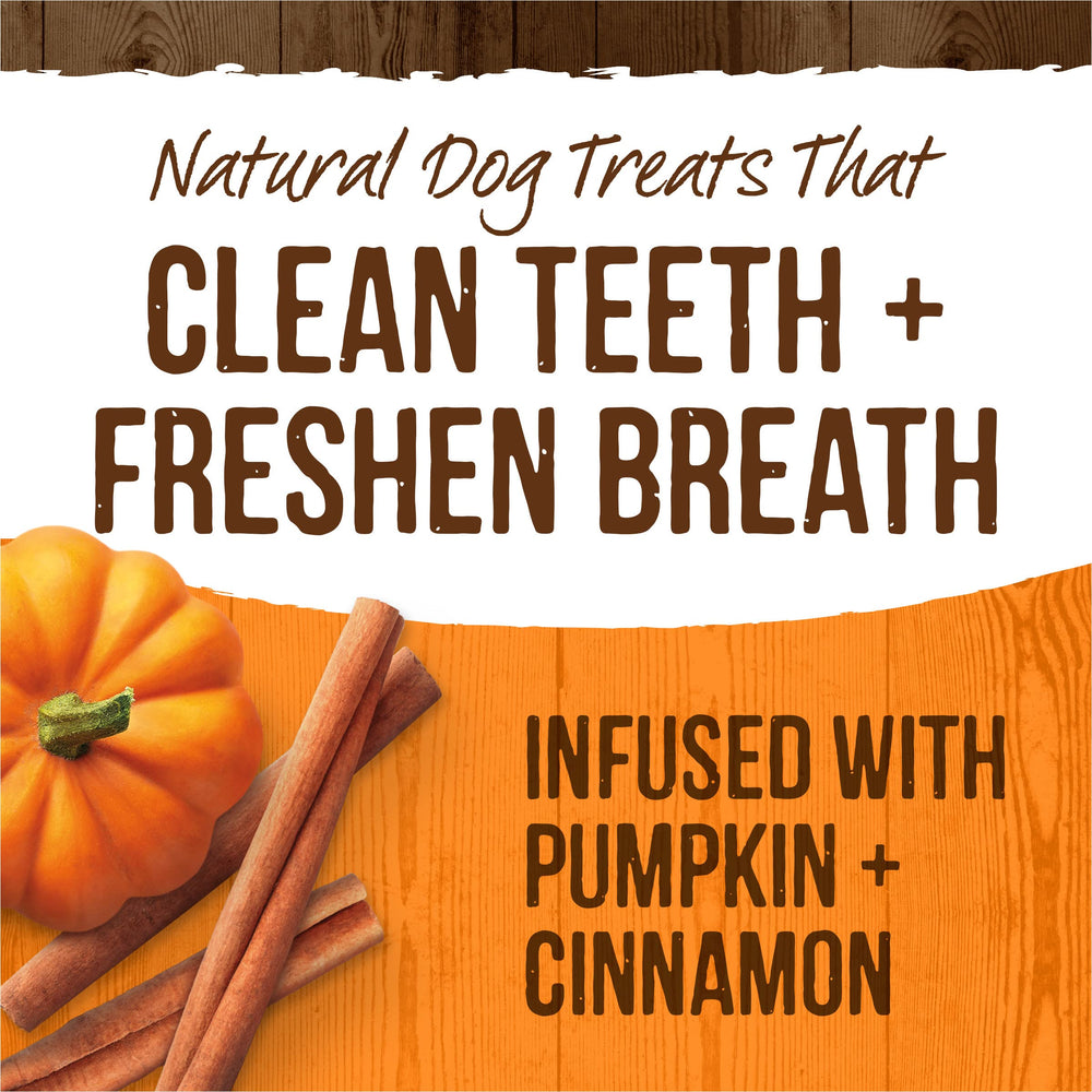 Merrick Fresh Kisses close-up texture highlights cleaning action for teeth