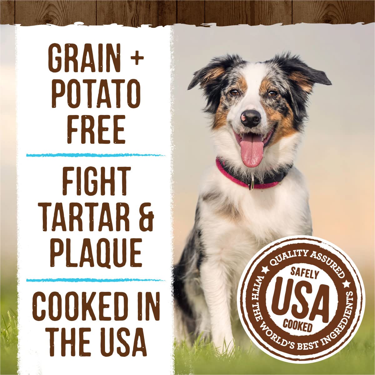 Merrick Fresh Kisses ingredient list highlights 10 ingredients